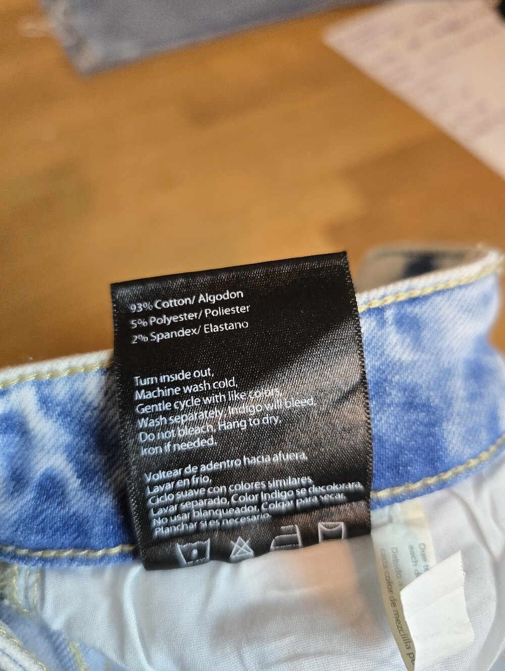 Risen Jeans Georgia - Light Wash Wide Leg Long Tall Inseam 3/26 NWT - Picture 6 of 14